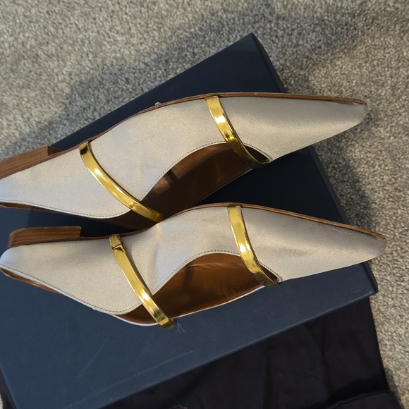 Malone Soulier Maureen mettalic flats - Picture 6 of 10